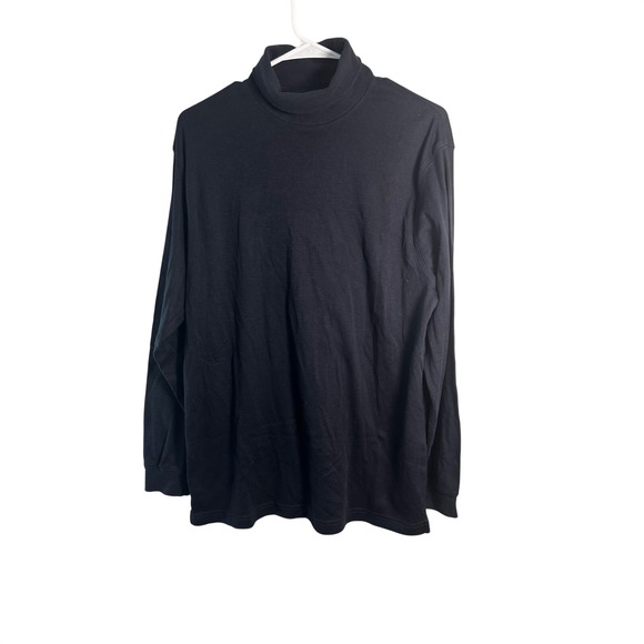 Brooks Brothers Other - Brooks Brothers‎ Mens Black 100% Pima Cotton Turtleneck Roll Neck Long Sleeve M